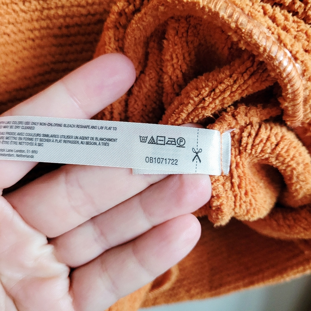 Free People Beach Happy Pullover Orange - Picture 7 of 7